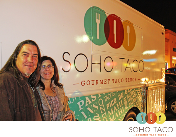 SoHo Taco Gourmet Taco Truck - OC Wine Mart - Irvine - Orange County CA - Bryan & Debbie