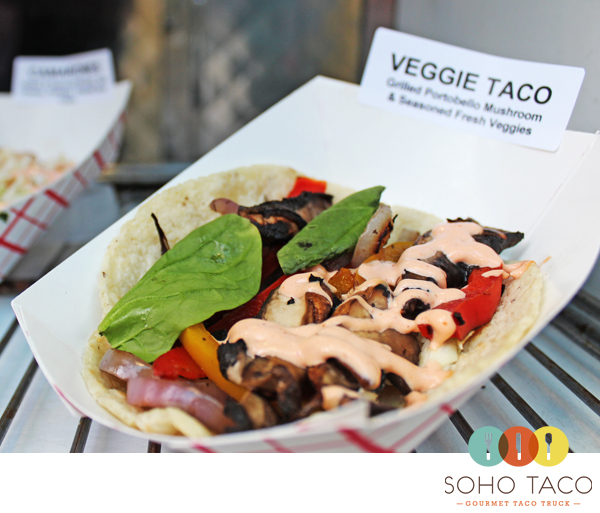 SoHo Taco Gourmet Taco Truck - Rogers Gardens - Newport Beach - Orange County CA - Veggie Taco - Logo