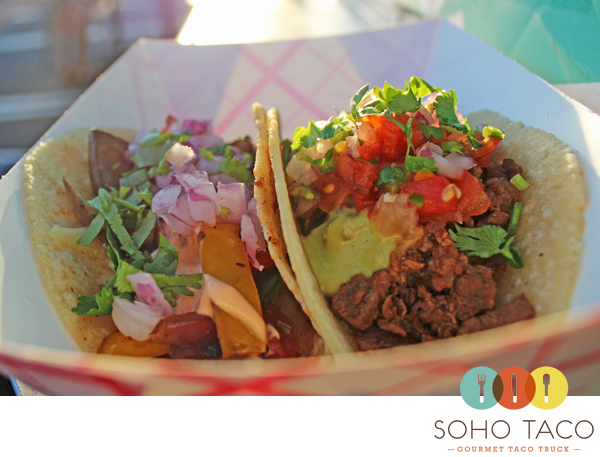 SoHo Taco Gourmet Taco Truck & Catering - Best Taco of Orange County - OC Register - Veggie & Carne Asada