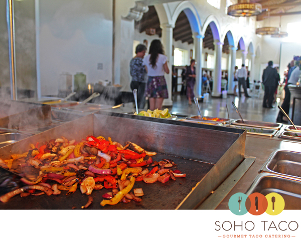 SoHo Taco Gourmet Taco Catering - Los Angeles - Center for the Arts - Eagle Rock - Veggies on the Grill