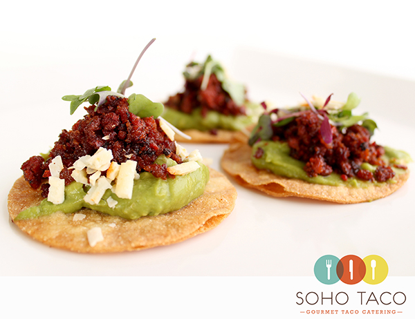 SOHO TACO Gourmet Taco Catering - Appetizers - Tostaditas de Chorizo - body