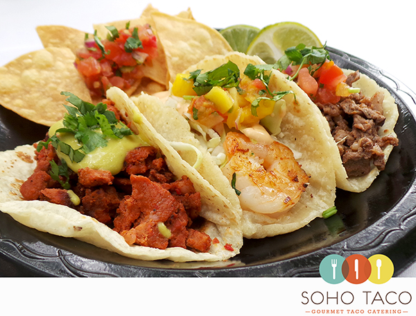 SOHO TACO Gourmet Taco Catering - Dominguez Rancho Adobe Museum - A Trio of Tacos