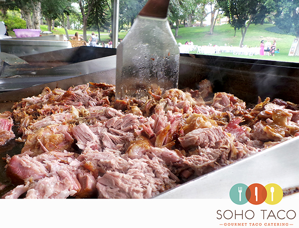 SOHO TACO Gourmet Taco Catering - Dominguez Rancho Adobe Museum - Carnitas on the Grill