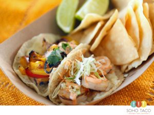 SOHO TACO Gourmet Taco Catering - Veggie and Shrimp Tacos - Orange County - OC