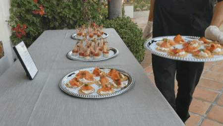 SOHO TACO - Wedding Catering - Hummingbird Nest Ranch - Simi Valley - Presenting The Appetizers