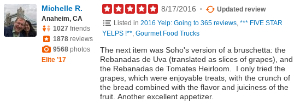 SOHO TACO Gourmet Taco Catering - Rebanadas de Uva - Yelp Review - Michelle Reynoso