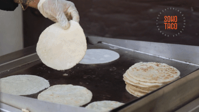 SOHO TACO Gourmet Taco Catering - Flipping Tortillas - Orange County - OC