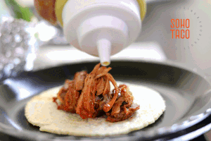 SOHO TACO Gourmet Taco Catering - Lechon Pibil - Mango Habanero Salsa - Orange County - OC