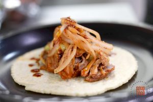 SOHO TACO Gourmet Taco Catering - Lechon Pibil - September Special - Mixtiote Style Pork - Delicious - Orange County OC