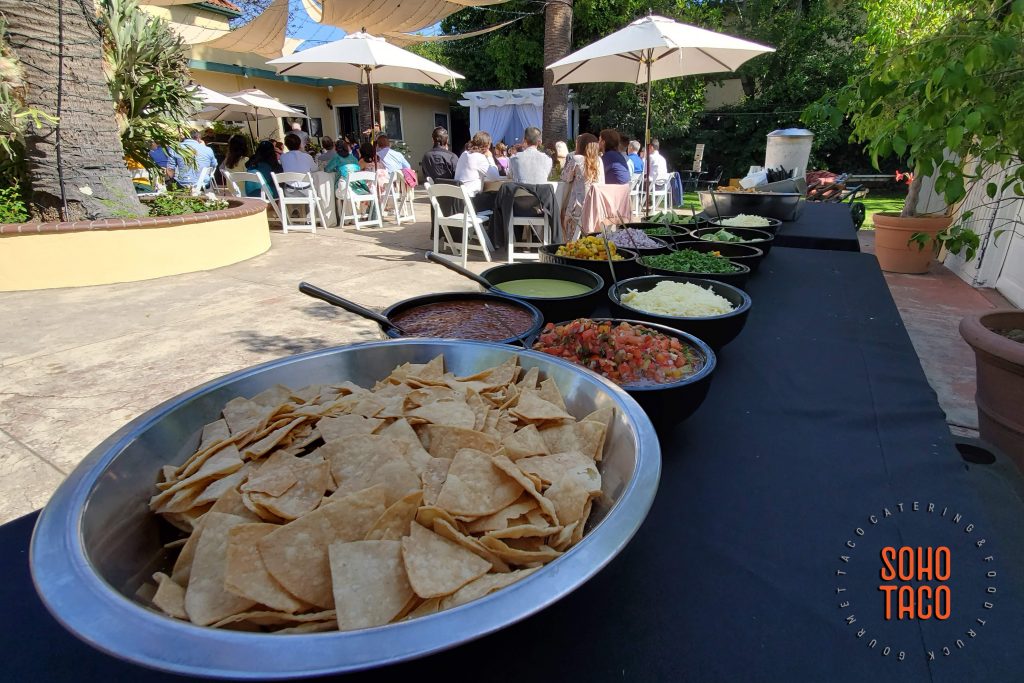 SOHO TACO Gourmet Taco Catering - The French Estate Wedding - Tortilla Chips
